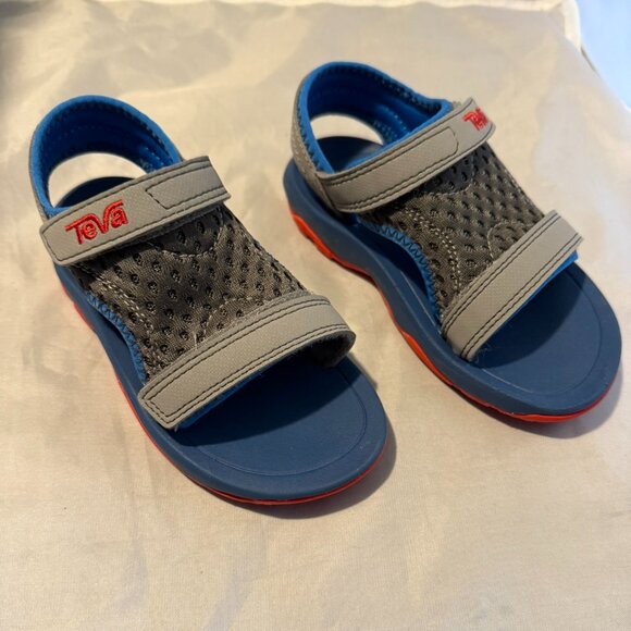 Teva Psyclone Sandals Gray, Blue & Orange New In Box Toddler Size 10 - Picture 1 of 8